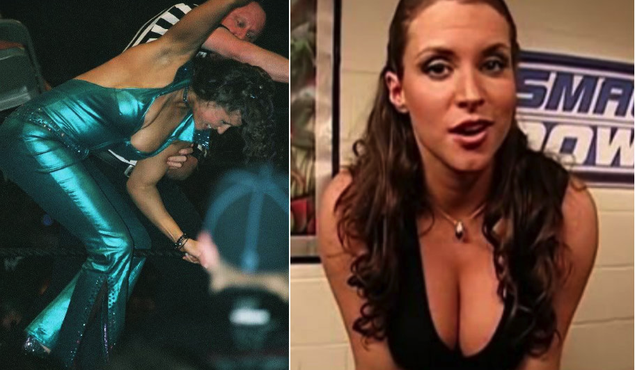 stephanie mcmahon cleavage.